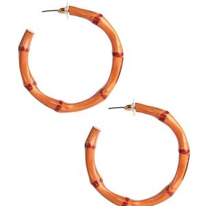 Lisi Lerch bamboo hoops—never worn